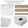 thumbnail image 5 of Koville Luxury Marble Granite Cutting Board for Kitchen,Rectangle, 12*8in, Bianco Carrara, 5 of 7