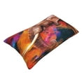 thumbnail image 3 of Kll Oil Paintings Of Elephants Pillow Covers Envelope Closure,Super Soft And Cozy Fuzzy Fleece Pillow Case Cover 16"X24", 3 of 9