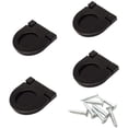 thumbnail image 1 of 4PCS Zinc Alloy Round Flush Hidden Recessed Handles Flush Ring Pulls Drawer Handles with Screws, 1 of 7