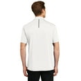 thumbnail image 2 of Sport Tek Adult Male Men Plain Short Sleeves Polo White/Hthr Gry Medium, 2 of 6
