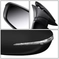 thumbnail image 2 of DNA Motoring Power Heated Turn Signal Driver Left Side Mirror for 14-16 Forte, 2 of 3