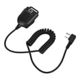 thumbnail image 3 of K Head Mini Walkie talkie Micrófono de mano transceptor portátil con lámpara (negro), 3 of 8