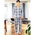 thumbnail image 2 of Pijama De Hombre Afelpada Pantalón Sudadera Tela Polar Suave, 2 of 5