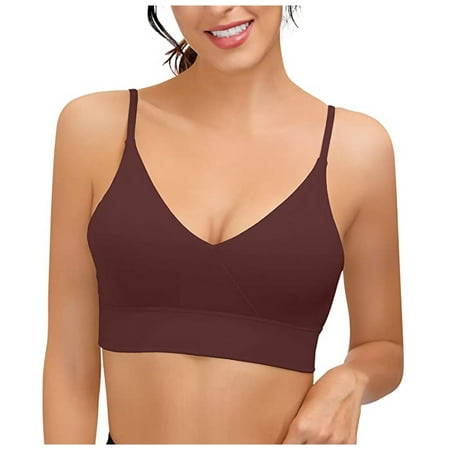 

CYMMPU Women Clothing Women s Spaghetti Strap Cropped Tank Sexy Bustier Summer Shirts Sleeveless Round Neck Tank Slim Fit Crop Tops Cami Vest Wine