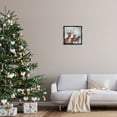 thumbnail image 4 of Stupell Industries Traditional Winter Reindeer Holiday Landscape Black Floating Frame Canvas Art, 18 x 18, by Ruane Manning, 4 of 8