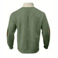thumbnail image 3 of Nmnitkp Men's Long Sleeve Shirt High-Quality and Healthy Fabric Men's Henley Casual Long Sleeve Lightweight Button T-Shirts ​Soft and Skin-Friendly Long Sleeve Shirts For Men Army Green,3XL, 3 of 3