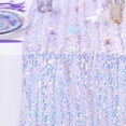 thumbnail image 3 of Sequin Table Runner, Glitter Table Runner 12x72in Sparkle Table Runners Suitable for Decorating Wedding Bridal Shower Birthday Party Holiday Events 6FT Long, 3 of 4