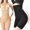 Black+Beige, variant on 2 Pack Women High Waist Postpartum Belly Pants Solid Tummy Control Bodyshaper Anti-Light Safety Boyshorts Underwear