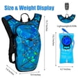 thumbnail image 2 of Mochila de Hidratación Zavothy Rave Ligera con Bolsa de Agua de 2L, 2 of 6