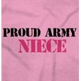 thumbnail image 2 of Proud Army Niece Military Family Youth T Shirt Tee Girls Infant Toddler Brisco Brands 24M, 2 of 5