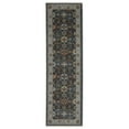 thumbnail image 5 of Woven Trends Aberdonian Area Rug 561B1 Traditional Blue Floral Oriental 7'10" X 10'10" Rectangle, 5 of 5