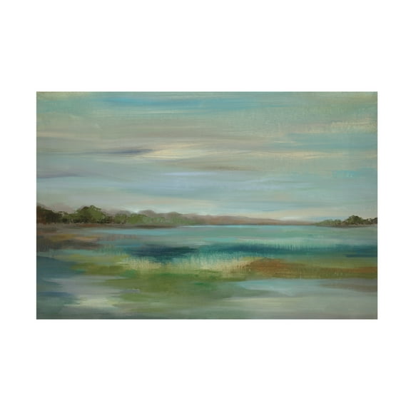 Trademark Fine Art 'Emerald Lagoon' Canvas Art by Silvia Vassileva