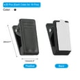 thumbnail image 2 of Uxcell 20Pcs Clips Mini Autoadhesivos Plásticos Clips Adhesivos Clips de Foto, Negro Transparente, 2 of 5