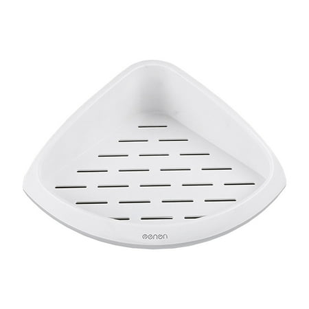 

1Pc Wall-mounted Corner Storage Rack Punch Free Triangle Rack Creative Wall-mounted Sundries Organizer for Bathroom Kitchen (Gre