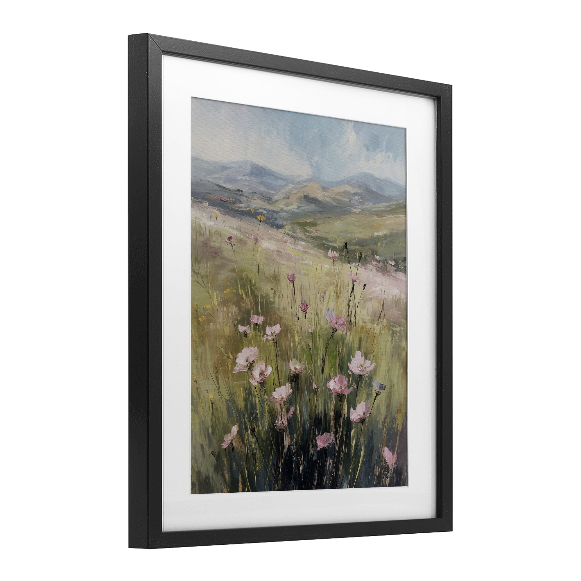 Stupell Industries Wild Shrubs in Pasture Black Framed Print Under Glass, design by Svetlana Aleynikova