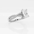 thumbnail image 2 of Ariana Jewel 1.9 Ct Emerald Cut Infinity Engagement Ring for Women - Twisted Design Lab-Created Simulated Diamond - 14K White Gold Plated - Perfect for Weddings, Anniversaries, and Unique Gifts, 2 of 2
