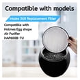 thumbnail image 2 of Filter Replacement for Holmes Egg Air Purifier 360° HAP600B-TU True HEPA Air Intake Removes Dust, Contaminants, 2 Packs, 2 of 5
