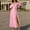 Pink, variant on New Summer Arrivals SMihono Corset Milkmaid Dress Puff Sleeve Midi Dresses for Women Split Dressy Casual Summer Clothes for Beachwear Vacation Black S