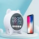 thumbnail image 5 of Reloj Despertador Silencioso, Luz Nocturna, Reloj Despertador Creativo, Lámpara Led Inteligente Para Dormitorio, Mesita De Noche, Lámpara De Mesa Inalámbrica Con Música Bluetooth Para El Yuarrent EL016196-00, 5 of 5