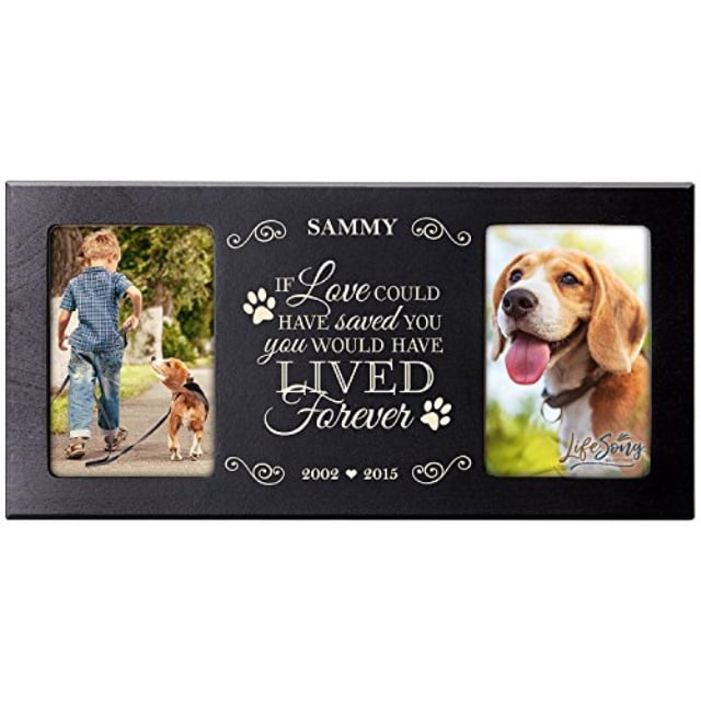 personalised pet memorial photo frames