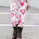 thumbnail image 5 of TaTaai Women's Valentine Print Casual Yoga Leggings, Valentine's Day Gift, Daily Home Activewear Leggings Gift, 5 of 6