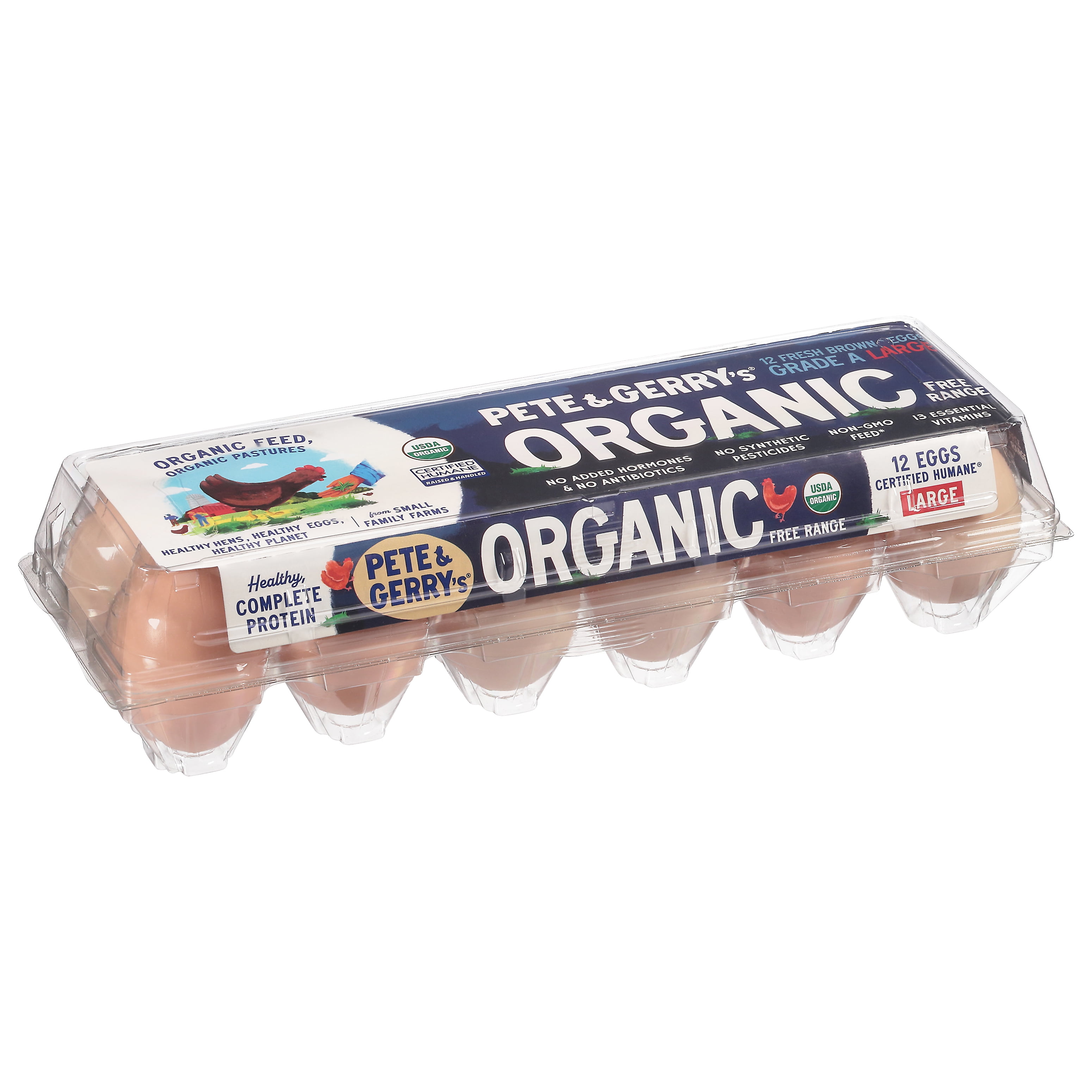 Pete & Gerry's Organic Eggs Large 12 Ct