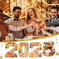 thumbnail image 2 of 4Pcs 2025 Cardboard Number For Charcuterie Fillable Cardboard Number Tray Number Charcuterie Paper Box Candy Cupcake Container For Birthday Anniversary Decorations, 2 of 7
