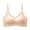 Beige, variant on Yyeselk Seamless Bra for Women Wireless Lift Everyday Bra Push Up Bra Full Coverage Soft Comfortable T-Shirt Bra Black XXL