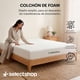 thumbnail image 3 of Colchón Queen Size En Caja Esponja Memory Foam De Alta Densidad Firmeza Media Suavidad Y Durabilidad Tecnología Híbrida Ortopédico (Blanco Queen), 3 of 7