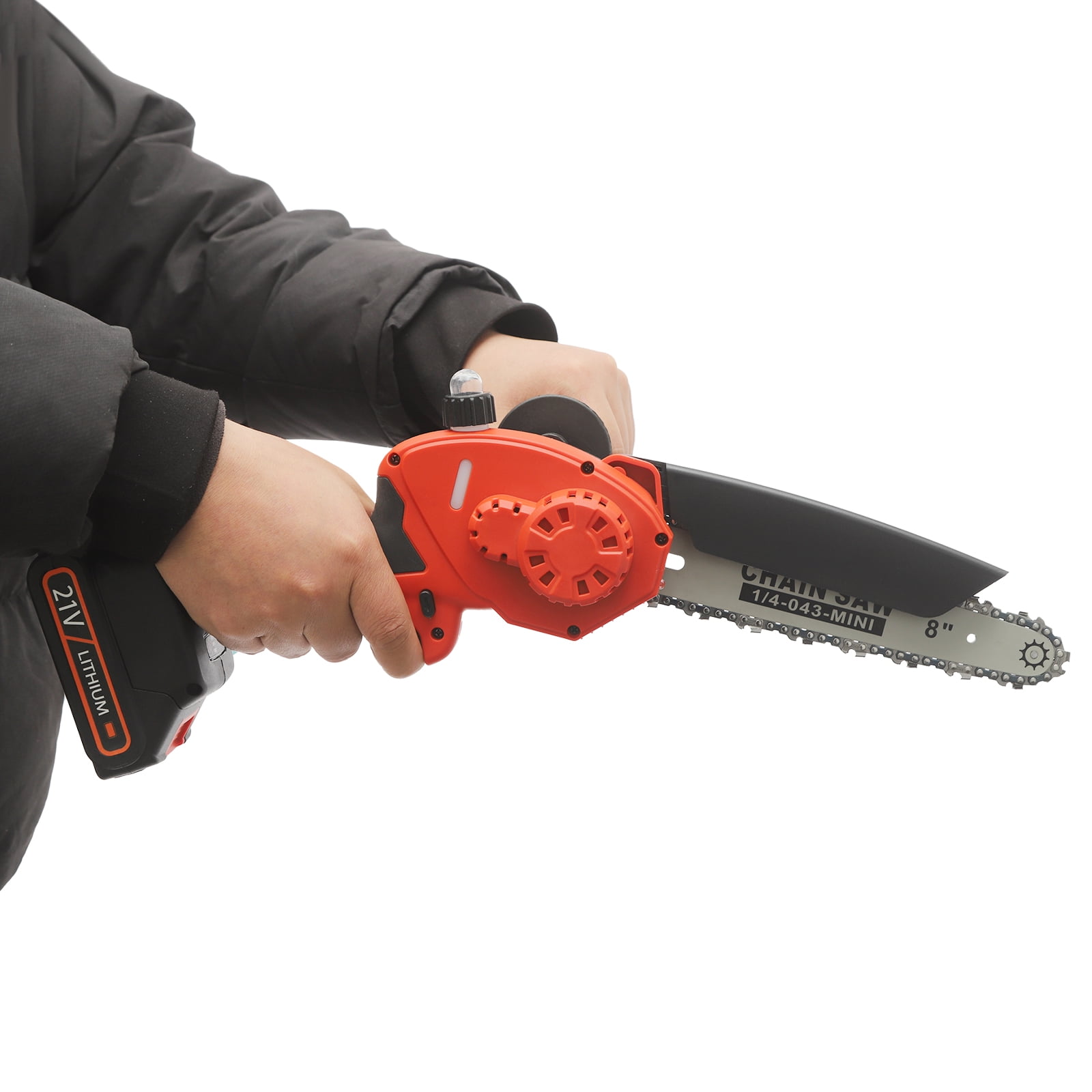 800W Mini Chainsaw, 8 inch Handheld Electric Chainsaw, Cordless Mini Chain Saw
