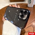 thumbnail image 4 of WUJU Luxury Plating Bling Glitter Funda De Silicona Suave Compatible Para iPhone 14 13 12 11 Pro Max X XR XS 7 8 Plus Lentejuelas Suaves A Prueba De Golpes, 4 of 4