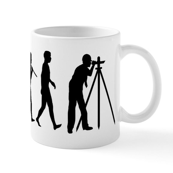 CafePress - Land Surveyor Mug - 11 oz Ceramic Mug - Novelty Coffee Tea Cup
