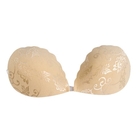 MZXELPRJD Sports Bras for Women Strapless Bra Lift Push Up Sightless Bra Self Adhesive Bra Plus Size Bras for Women Beige