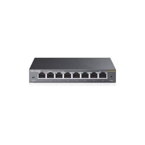 TP-LINK TL-SG108E Commutateur intelligent Gigabit Easy 8 ports, 8 ports RJ45 10/100/1000Mbps, VLAN basé sur MTU/Port/Tag, QoS, IGMP Snooping