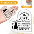 thumbnail image 5 of Cat Gifts for Cat Lovers Cat Owner Gift Heart Shaped Acrylic Decor Inspirational Gift for Cat Lover Cat Mom Gifts for Women Acrylic Sign Gift Animal Lover Thank You Gift Cat Lovers Friend Gift, 5 of 6