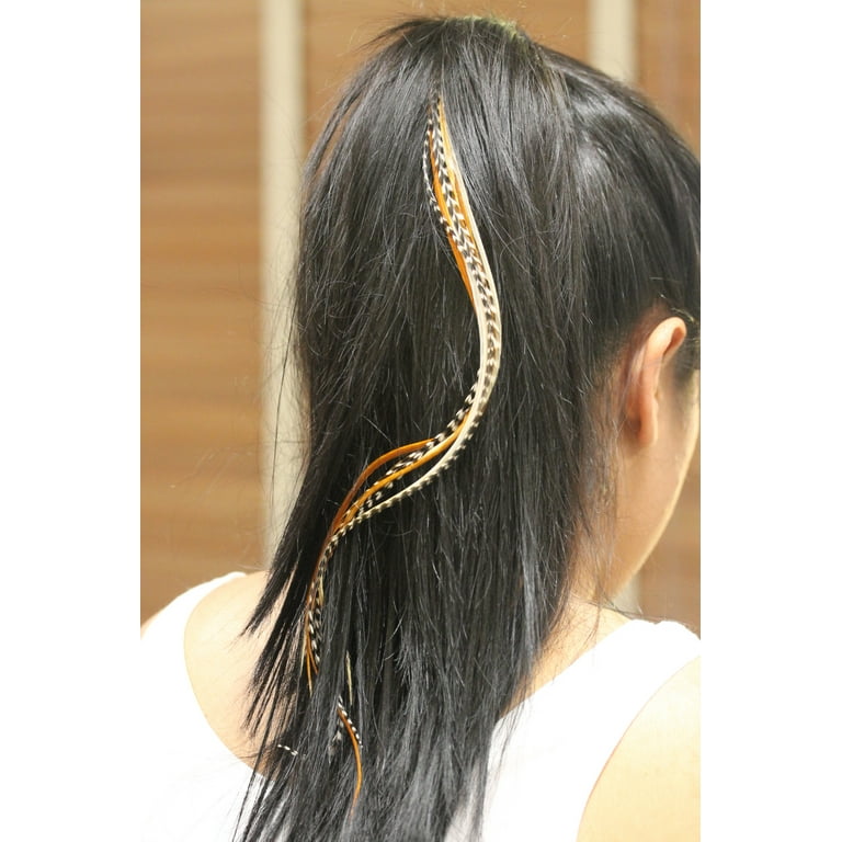 Bonded hair feathers cheap
