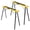 Yellow+Black, variant on Universal Angle Grinder Stand with Cast Iron Base, Adjustable Cutting Angle Sliding Handle Bracket for 100 and 125 Angle Grinder, Green Metal