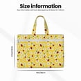 thumbnail image 3 of Kdxio Chamomile And Ladybug File Tote Document Bag Business Briefcase Bag Document Organizer Tote Briefcase for Letter A4 Files Business Teacher Office Bag, 3 of 8