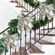 thumbnail image 5 of Adorno navideño de lentejuelas con lazo brillante para la cima del árbol | Corona decorativa | Para colgar en puertas y ventanas | Adorno para fiestas y decoración del hogar en Navidad, 5 of 6