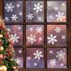 thumbnail image 1 of Pegatinas de ventana de Navidad JAMW copo de nieve estáticas decoraciones navideñas Sencillez, 1 of 5