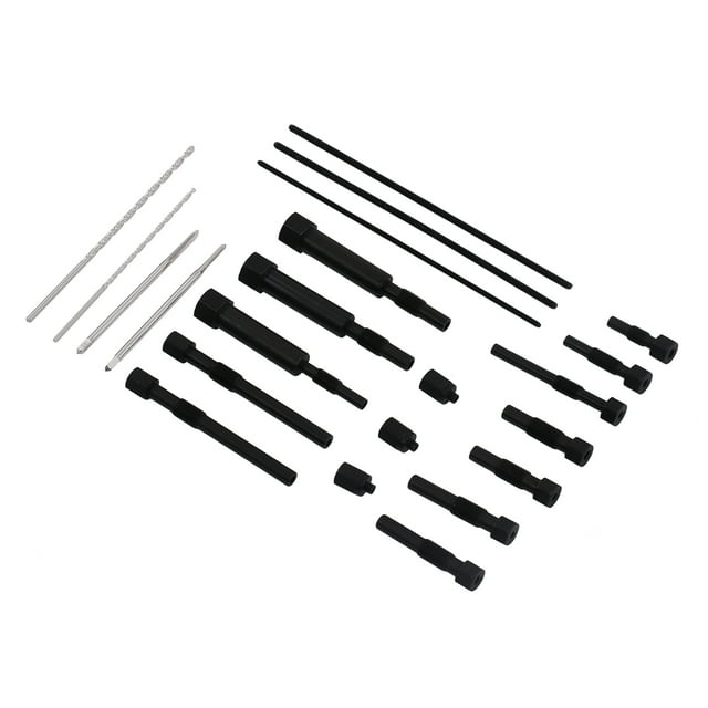 Outil de Retrait de Bouchon Lumineux, Design Ergonomique Durable Métal 22 Pcs pour M10 M8