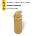thumbnail image 2 of RTIC 40 oz Ceramic Lined Insulated Outback Water Bottle, Leak Resistant, Harvest, 2 of 6