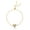 Gold, variant on Minnie Mouse Glitter Paper and Crystal Lariat Bracelet - Gold Flash Plated