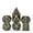 Ancient Bronze, variant on Cusdie 7 Pcs DND Metal Dice, Steampunk Style Polyhedral Dice Set, Metal Dice Set for Role Playing Game D&D Dice MTG Pathfinder