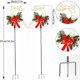thumbnail image 5 of Estatua de reno navideño de metal | Adorno navideño para jardín | Decoración de invierno para patio | Estaca decorativa para el suelo con detalles festivos, 5 of 6