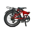 20" Durban Bikes Bay Up Folding Bike, Red