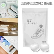 lzndeal 10 Pcs Odor Eliminator Ball Removal Deodorant for Shoes Sneakers Cabinet Drawers