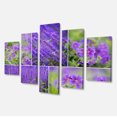 thumbnail image 2 of Collage de Fleurs de Printemps Bleues - Impression sur Toile Florale, 2 of 3