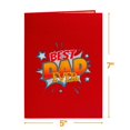 thumbnail image 3 of Best Dad Pop Up Card, 3 of 6