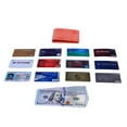 thumbnail image 6 of KALMORE Men's Genuine Leather RFID Blocking Flip-ID Window Travel Bifold Wallet - in Gift Box, 6 of 7